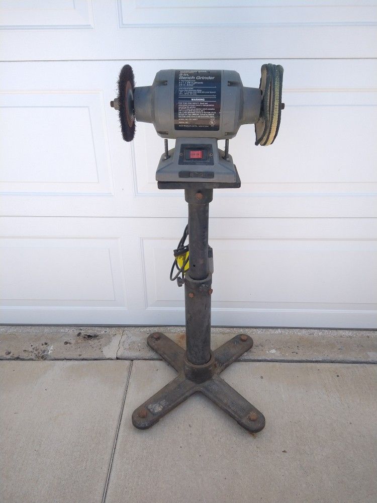 Craftsman Industrial 1HP 8in Bench Grinder Buffer