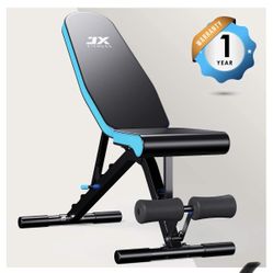 Adjustable Weight Bench, Strength Training Bench for Home Gym Maximum Weight 300Lbs