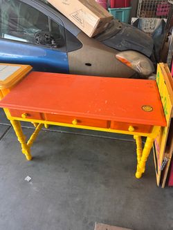 Orange table/desk