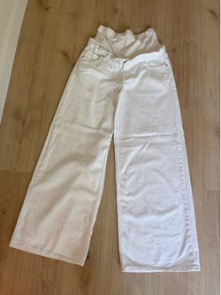 White Jean Maternity Pant- Gap 28L/8L