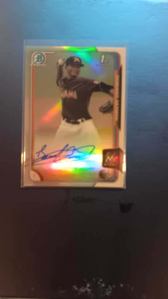 DOMINGO GERMAN 1st Bowman Chrome Refractor Auto Rookie Psa Ready