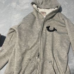 True religion Grey hoodie 