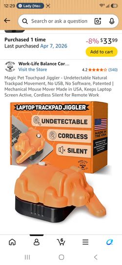 Magic Pet Touchpad Jiggler 20$