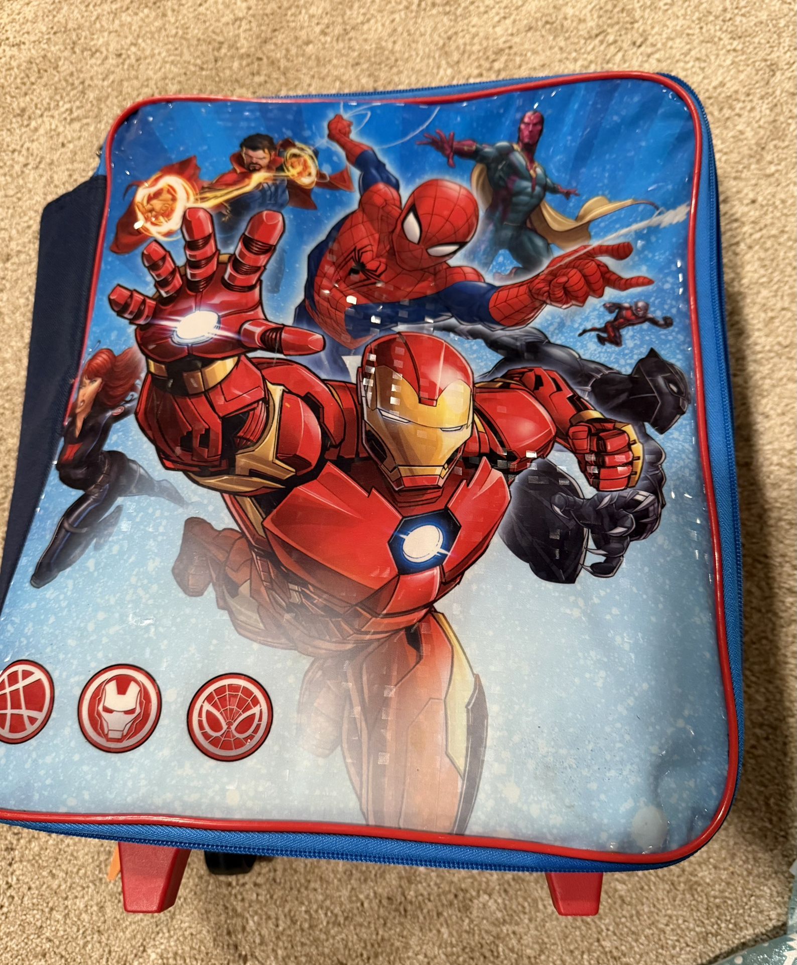 Marvel Superhero Soft Kids Luggage