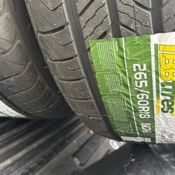 4 Tires 265 60 18  $400 