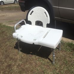Lnew Large Adjustable Shower Chair With Back Only $45 Firm