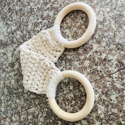 Macramé Hand Woven Hand Towel Holder 