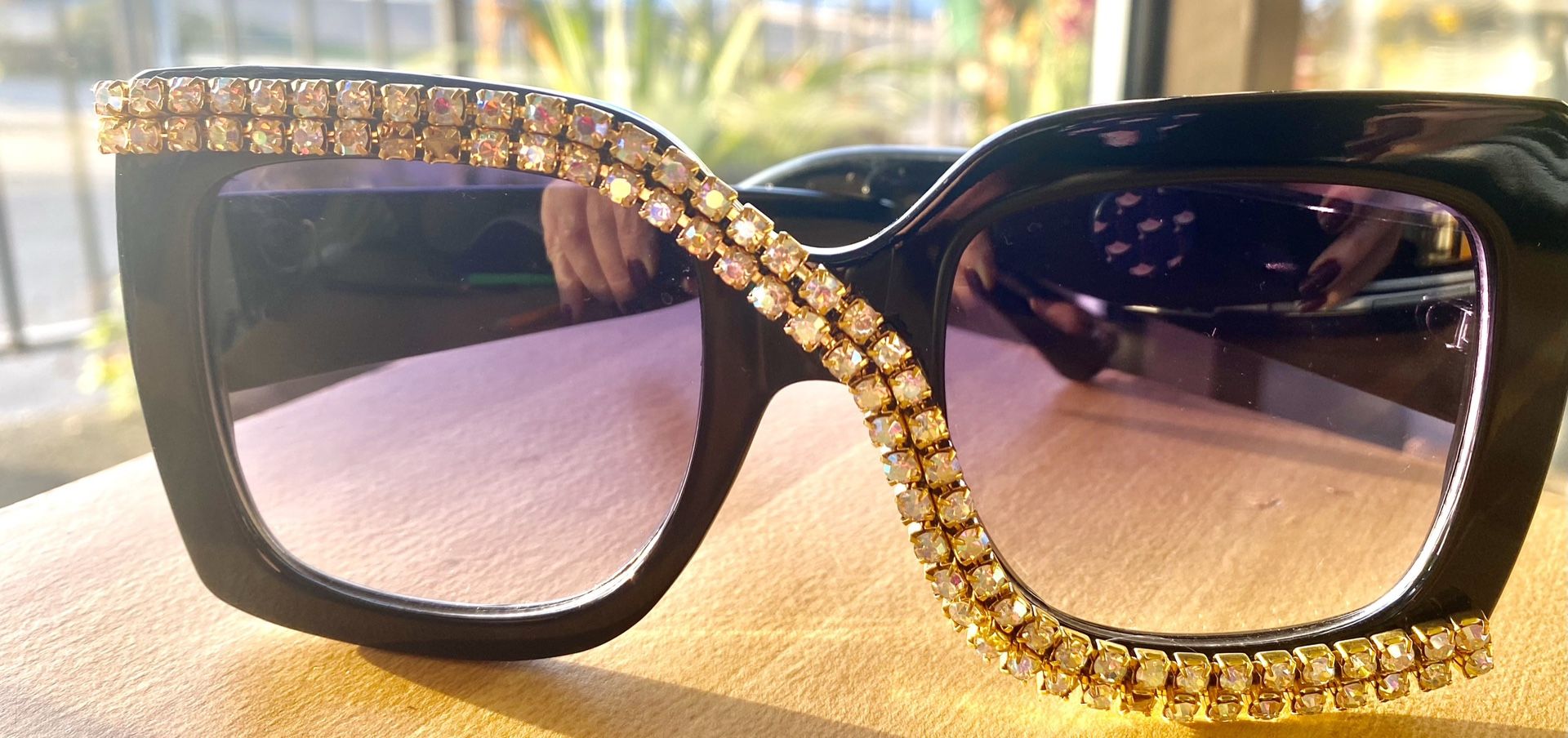 Akira rhinestone sunglasses