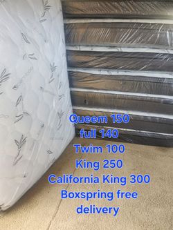 Mattress Pilow Top New