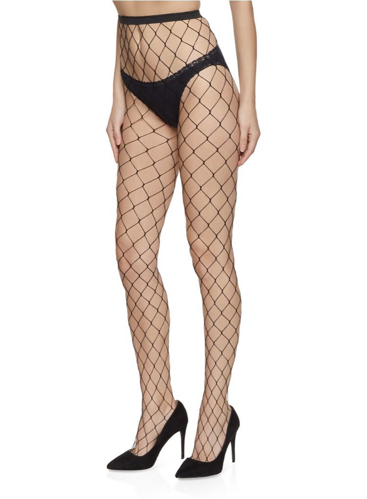 Fishnet Footed Tights