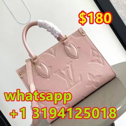 Louis Vuitton Onthego PM Tote Bag Pink