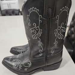 Boots Black Leather Size 13