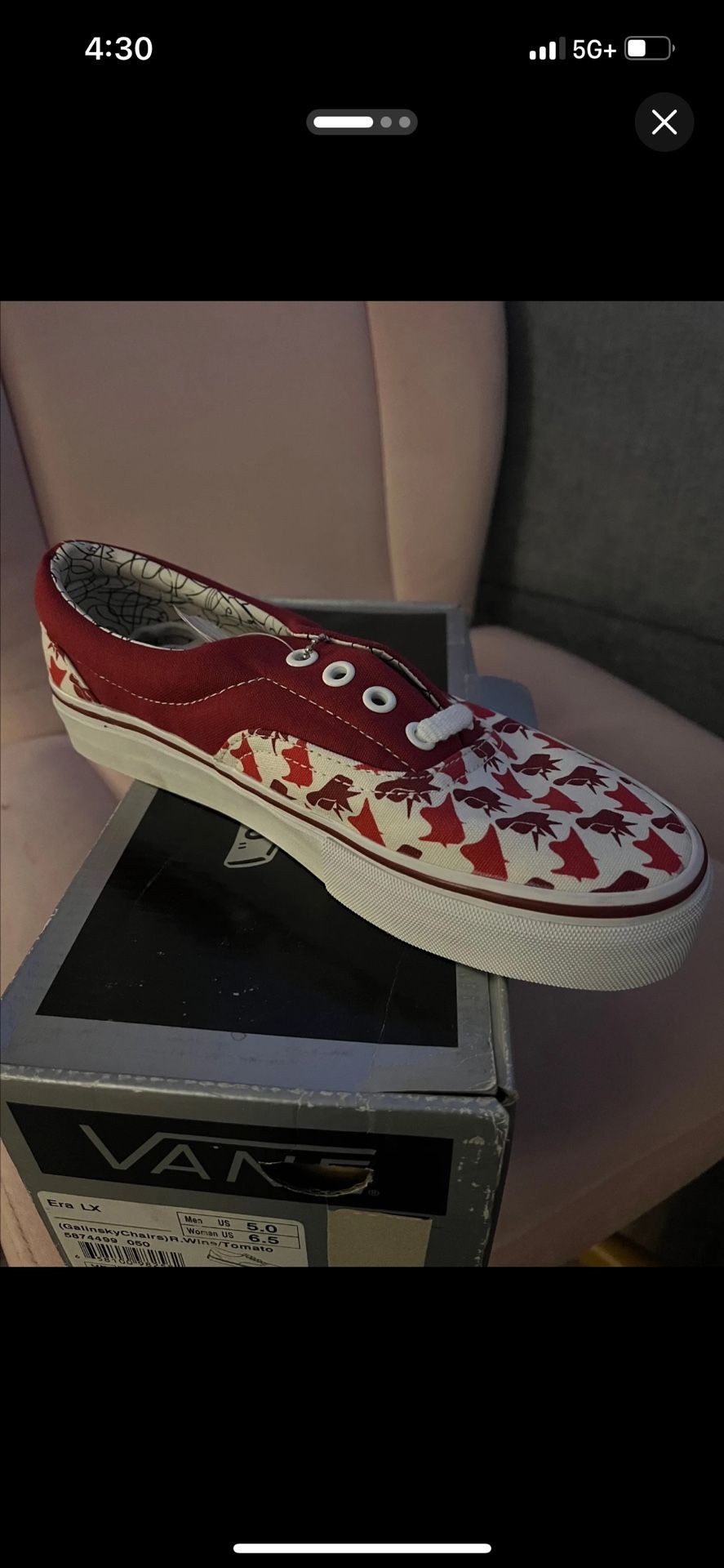 Era LX Vans Size 5 Men