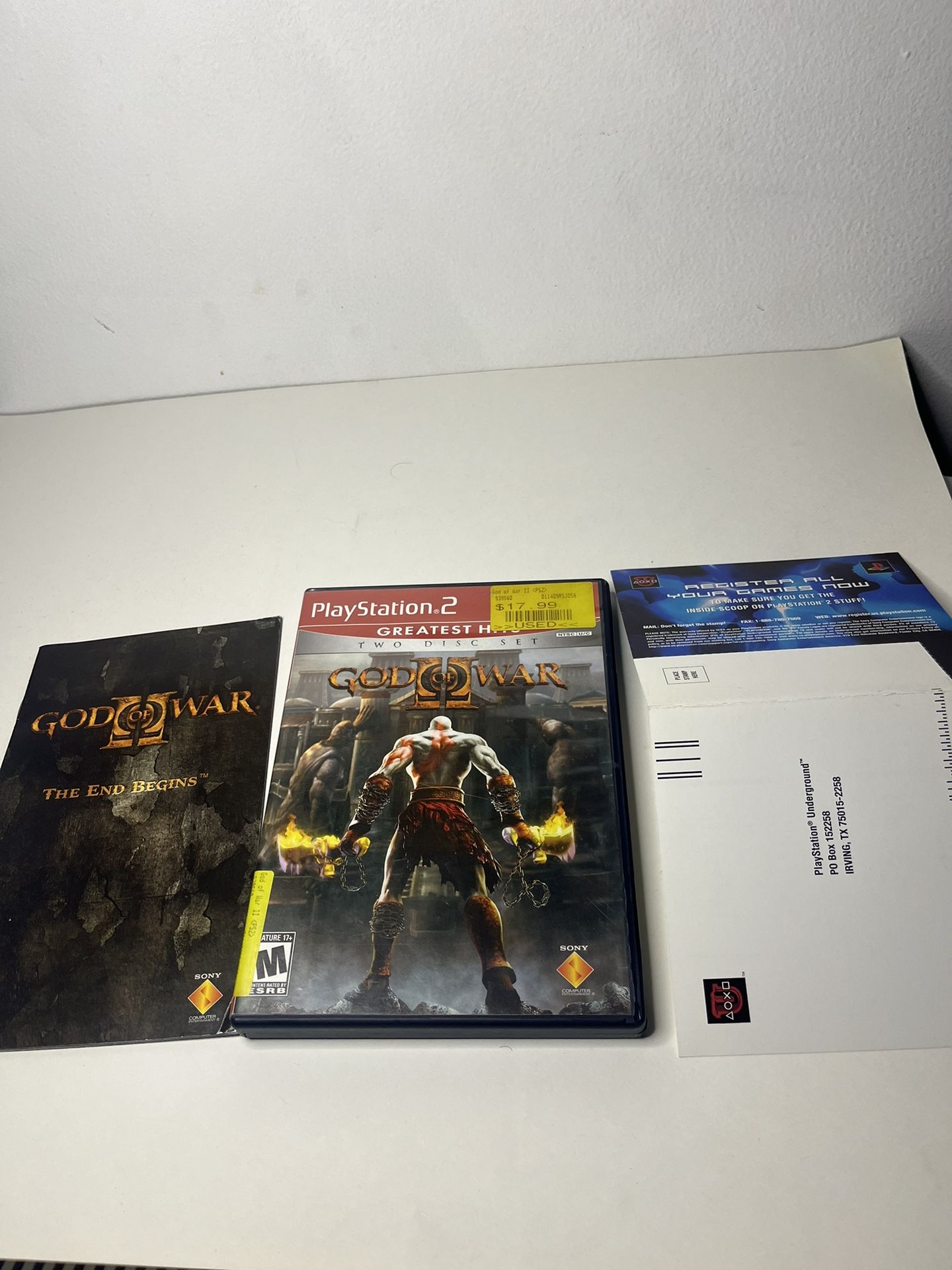 God Of War 2 For Ps2