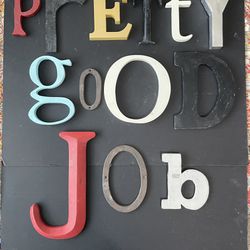 Decorative Letters For Room, Office Classroom Etc. 