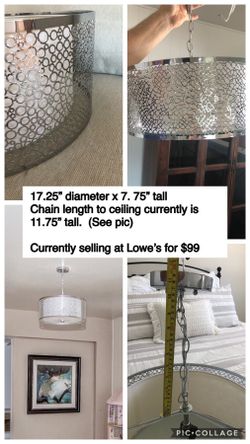 Portfolio Eyerly Single Chrome Drum Light