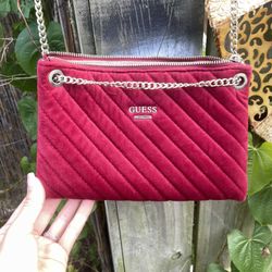 Red Guess Hand Bag / Purse 
