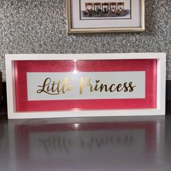 The "Little Princess" wall art from Hobby Lobby