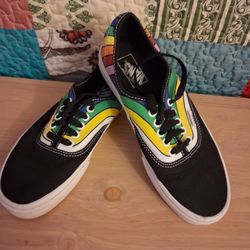 Like New Rainbow Vans
