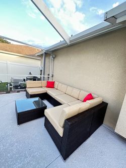 Sofa de Patio con mesa de centro