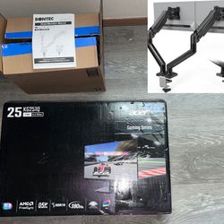 Acer Kg251q Gaming Monitor + Bontec Dual Monitor Mount