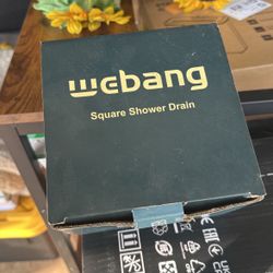 “square shower drain