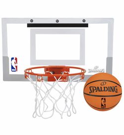 Spalding NBA Slam Jam Over-The-Door Mini Basketball Hoop