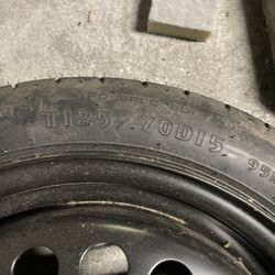New Spare tire T125/70D15