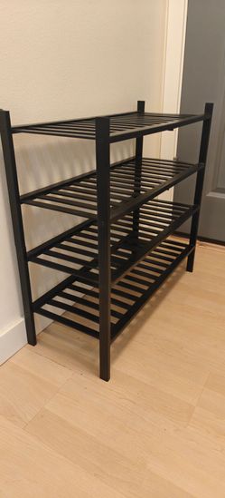 4-Tier Bamboo Shoe Rack