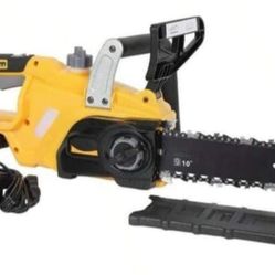 Cordless Chainsaw 10-Inch Brushless Chain Saw With 20V Rechargeable Batteries And Charger For Wood Cutting Tree Branches Shears Pruning Househo

