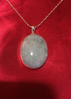 Adventuring pendant with sterling silver chain