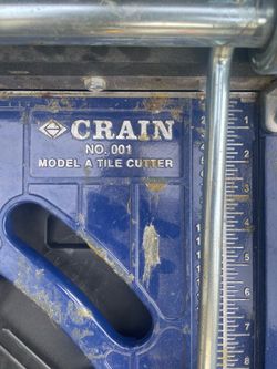 Crain tile cutter