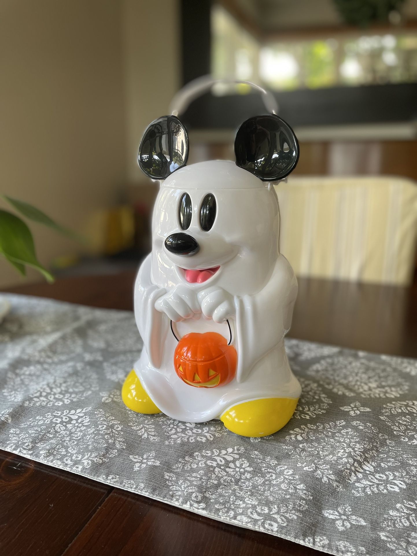 2010 Disney Parks Mickey Mouse Ghost Halloween Popcorn Bucket