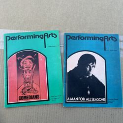Lot of 2 Performing Arts Magazine December 1977, March 1979
