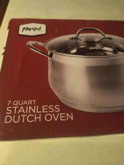 Parini 7 quart stainless dutch oven