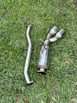 Genesis Coupe exhaust 2.5 inches(will bolt up to stock exhaust)
