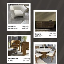 Custom Furniture/ Couches/Bed Sets/ Dining Chairs/ Dining Tables/Accent Chairs/ Loveseats/ Dressers - Same Day Delivery -  No Credit Needed - Fast Del