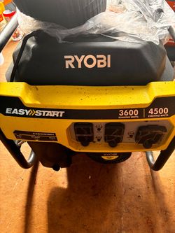 Ryobi Generator 4500/3600 watts - never used