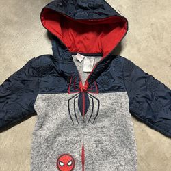 Boys Spider-Man Zip Sweatshirt, 6 