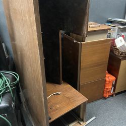 Wooden L-Shape Office Desk