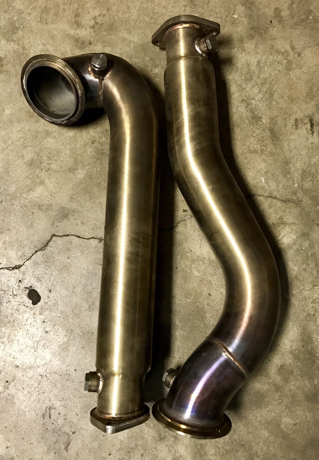 VRSF catless downpipes for BMW E60 535i N54
