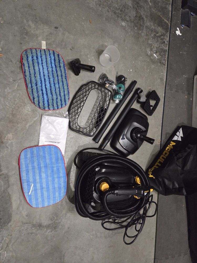 McCulloch MC1375 Canister Steam Cleaner System – Lightly Used