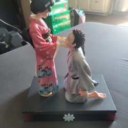 Demon Slayer: Akaza & Koyuki Figures