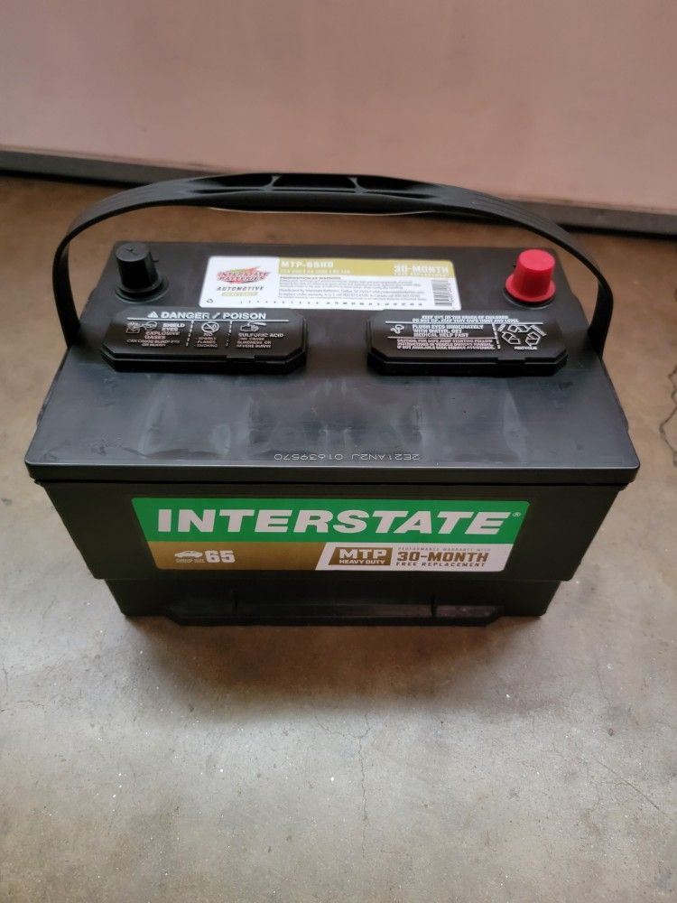Interstate Battery 12V MTP-65HD Group 65 Excellent Condition