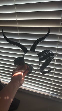 Demon horns headband