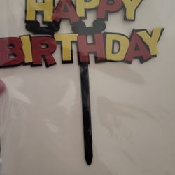 Mickey cake toppers 