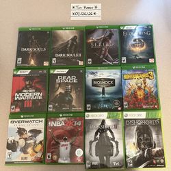 Xbox Series X, Xbox One, & Xbox 360 Used Games