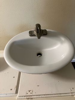 Bathroom sink.