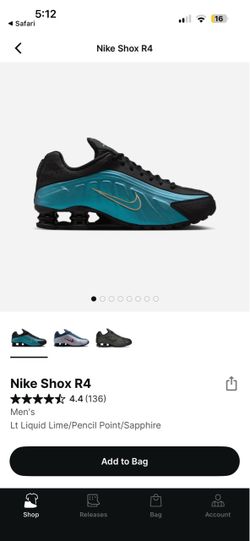 Nike Shok R4 size 11 Only tried on!