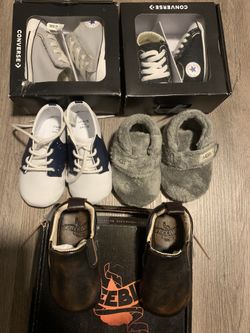 Baby Boy Shoes Convers, UGG, Janie & Jack And free Bird